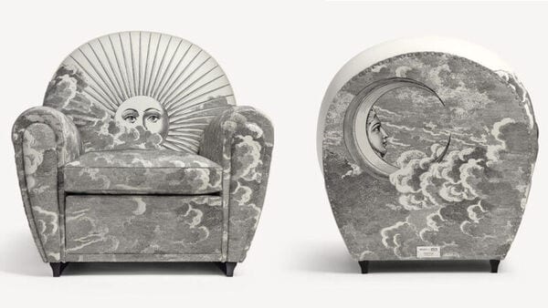 Celestial Silkscreened Armchairs