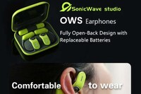 Open-Ear Replaceable Battery Headphones Image 2