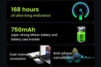 Open-Ear Replaceable Battery Headphones Image 3