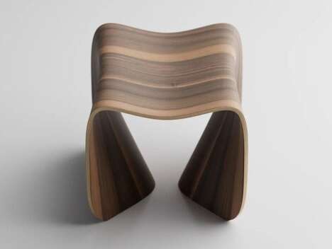 Visibly Undulating Stool Designs