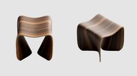 Visibly Undulating Stool Designs Image 6