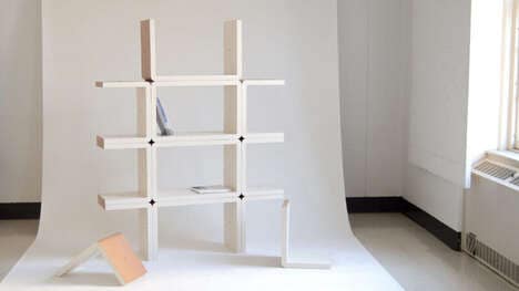 Modular Grid-Style Shelving