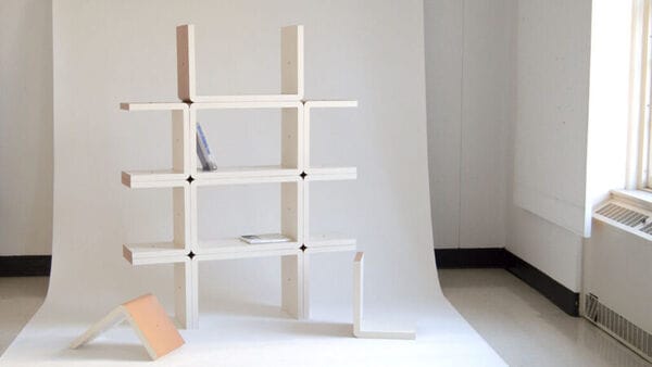 Modular Grid-Style Shelving