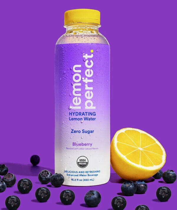 Blueberry-Flavored Lemon Waters