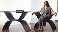Artistic African Culture Chairs Image 1