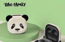 Panda-Inspired Headphone Themes