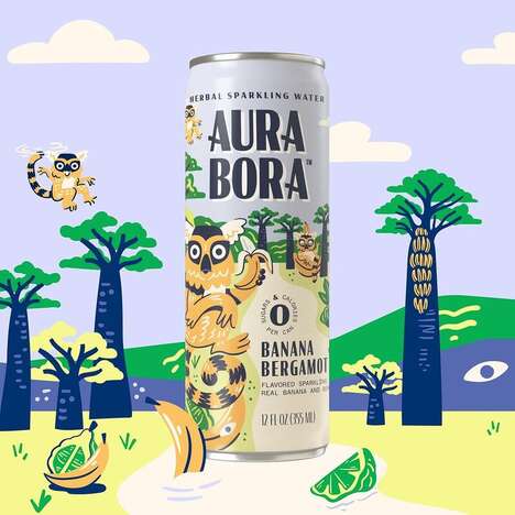 Banana Bergamot Sparkling Waters