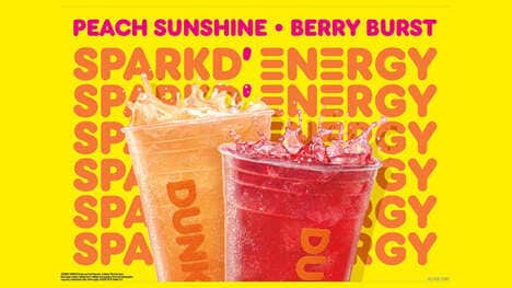 Fruit-Forward Cafe Energy Drinks