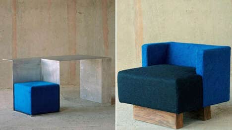 Juxtaposed Materials Furniture Collections