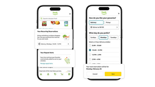 Recurring Grocery Delivery Features