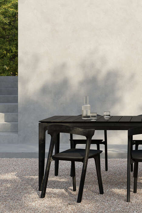 Sleek Black Furniture Varnishes