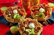 Seafood-Filled Tostada Bowls