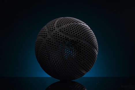 Airless 3D-Printed Basketballs