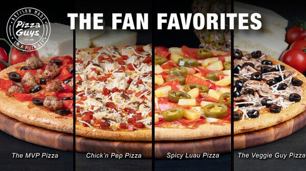 Customer-Driven Pizza Menus : Pizza Guys Fan Favorites