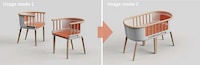 Sleek Multipurpose Crib Furniture Image 1