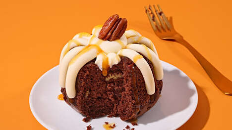 Chocolate Pecan-Flavored Cakes