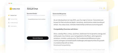 AI Zodiac Chat Generators