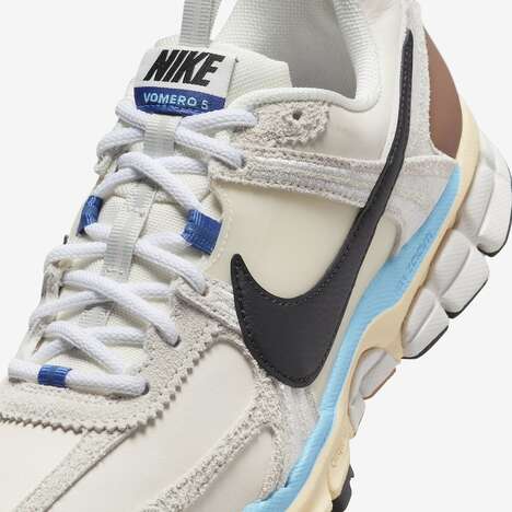 Leather Base Layered Sneakers