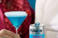 Blue Raspberry Martinis