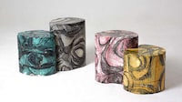 Stone-Like Styrofoam Stools Image 5