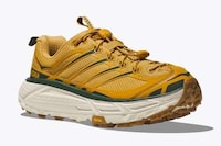 Dynamic Golden-Tinged Sneakers Image 3