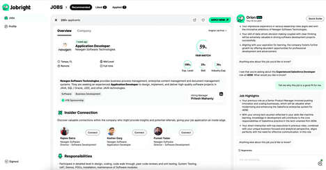 AI Enhanced Job Searches