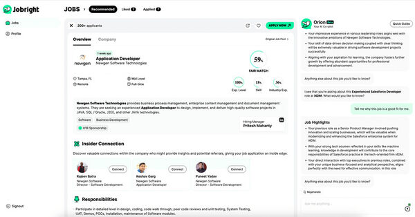 AI Enhanced Job Searches