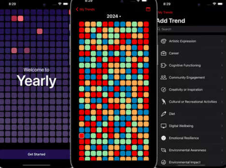 Year-Tracking Heat Maps