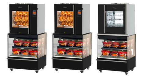 Rotisserie Self-Serve Display Cabinets