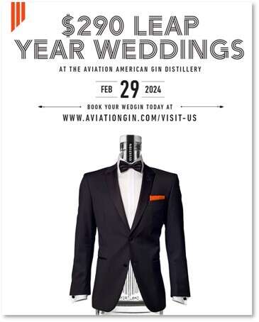 $290 Leap Year Weddings