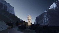 White 3D-Printed Tower Buildings Image 2