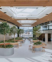 Curved London Office Buildings Image 1