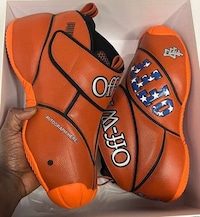 Basketball-Shaped Sneakers Image 1