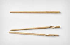 Culture-Honoring Spiralled Chopsticks