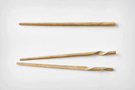 Culture-Honoring Spiralled Chopsticks