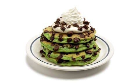 Minty Cookie-Infused Pancakes