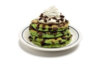 Minty Cookie-Infused Pancakes