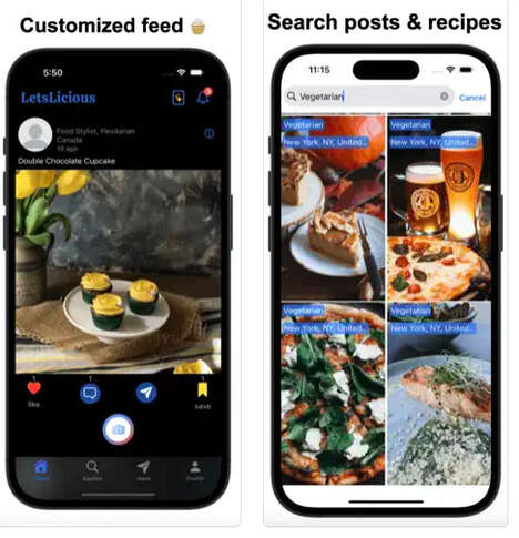 Connective Foodie Apps