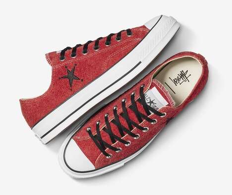 Spring-Ready Textural Sneakers