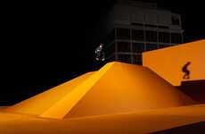 Skateable Pyramid Art Installations