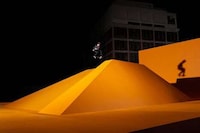 Skateable Pyramid Art Installations Image 1