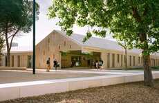 Gabled Planted Courtyard Schools