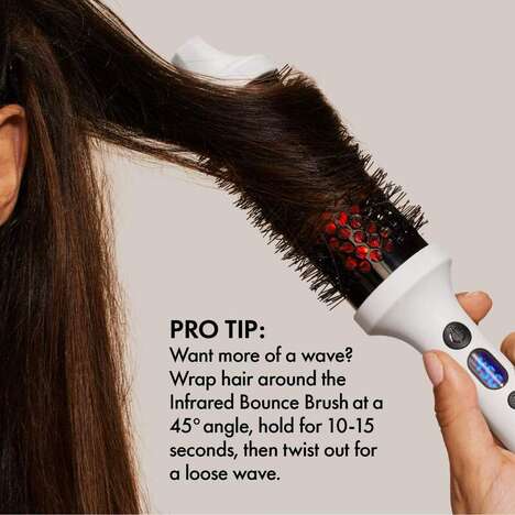 Infrared-Heated Hair Brushes