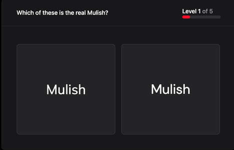 Difference-Spotting Font Games
