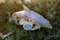 Dolphin-Shaped Tranquil Retreats Image 2