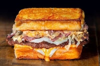 Smashed Beef Patty Melts Image 1