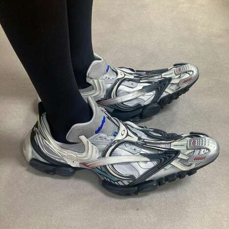 Dramatically Shaped Luxe Sneakers