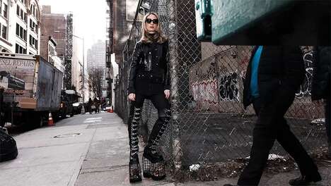 Gritty Rodent-Inspired Boots