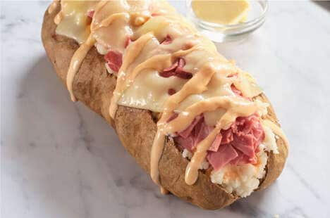 Corned Beef-Stuffed Potatoes