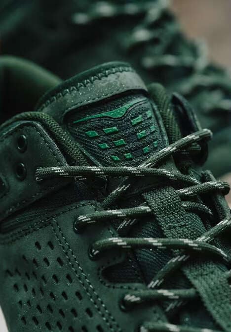 Weatherized Nubuck Leather Sneakers